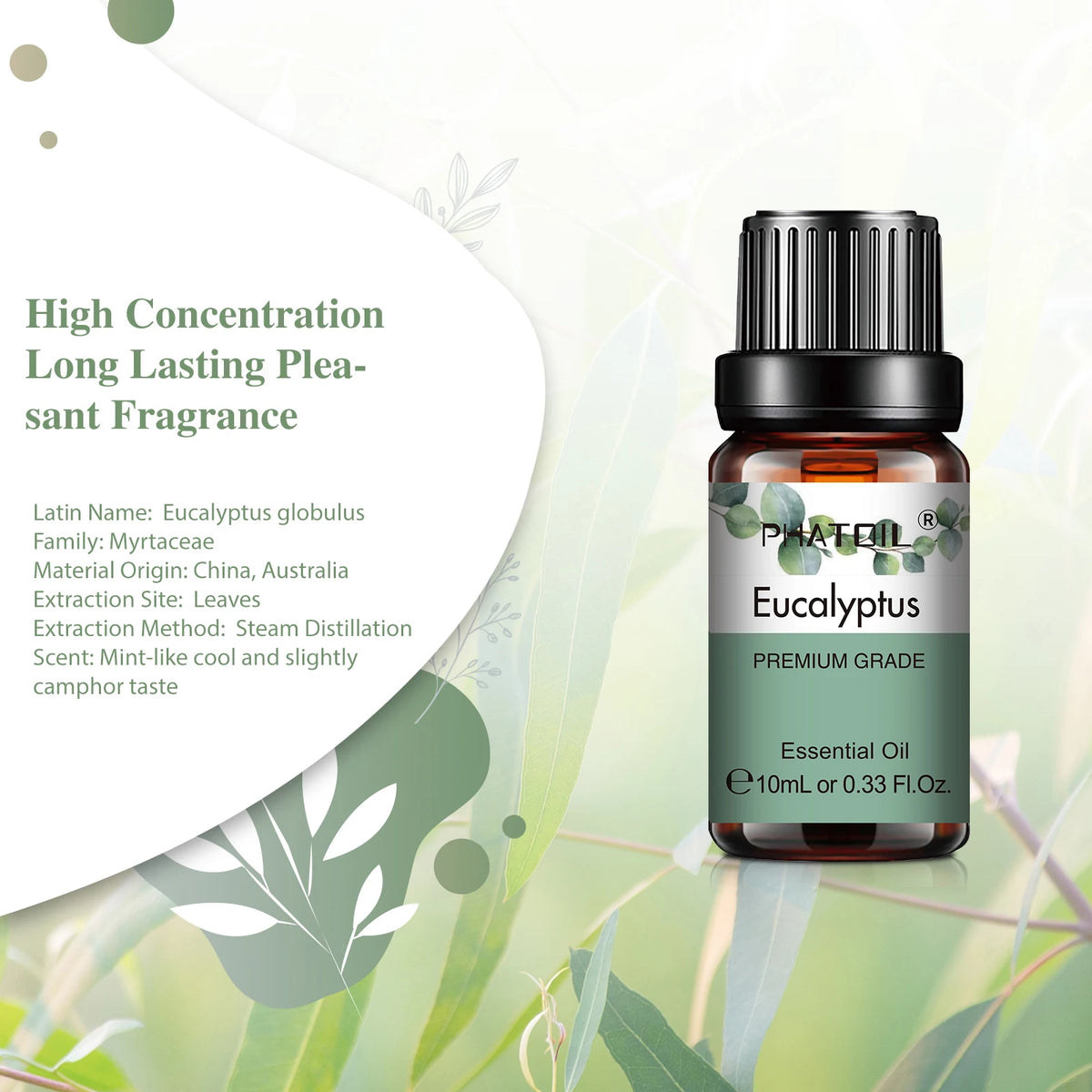 Aceites esenciales de plantas naturales 10 ml Lavanda/Eucalipto